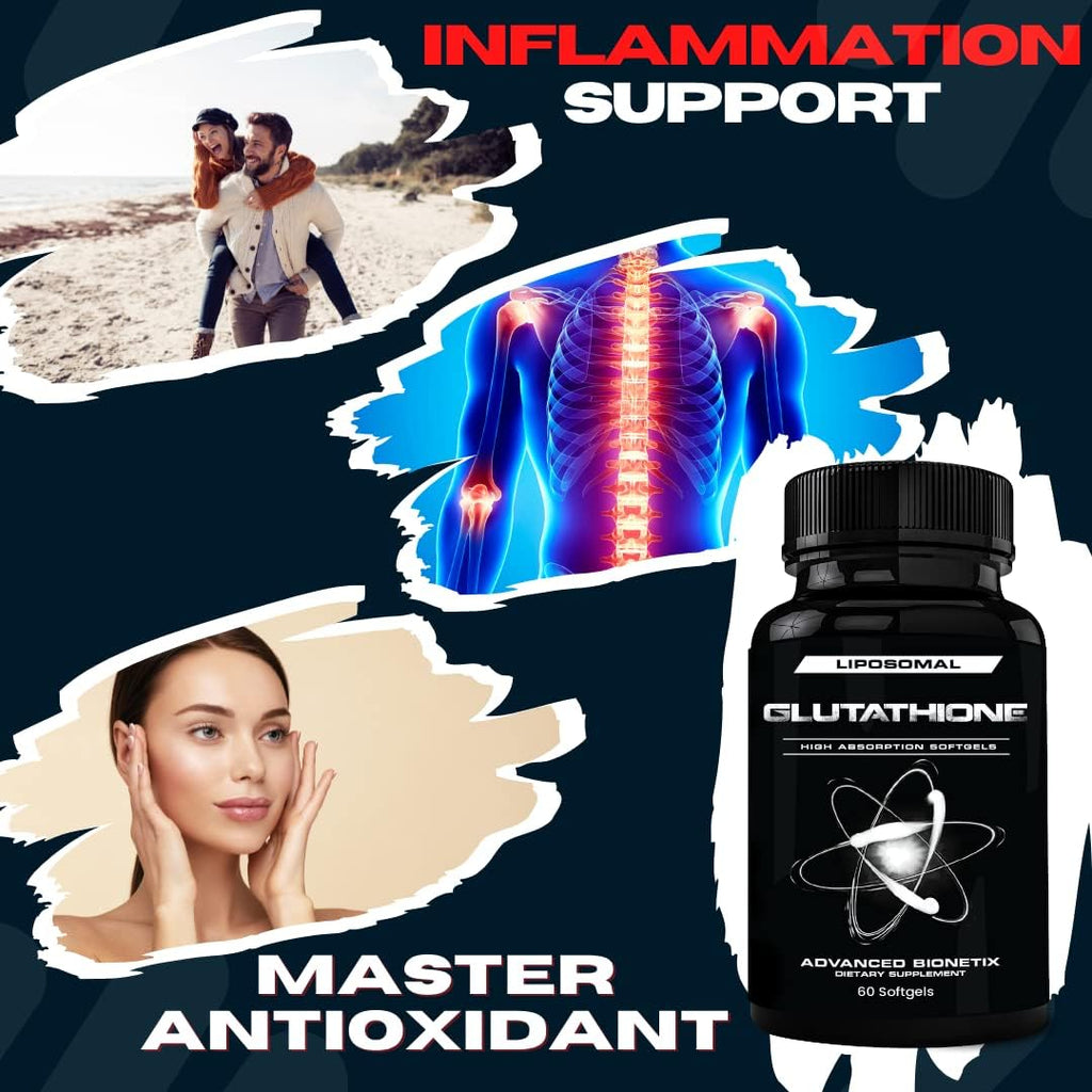 Advanced Bionetix Glutatión Liposomal 850mg - 60 Cápsulas Blandas