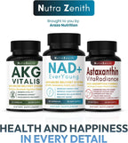 Suplemento NAD+ con Nicotinamida Ribósido, CoQ10 y Resveratrol – 60 Cápsulas