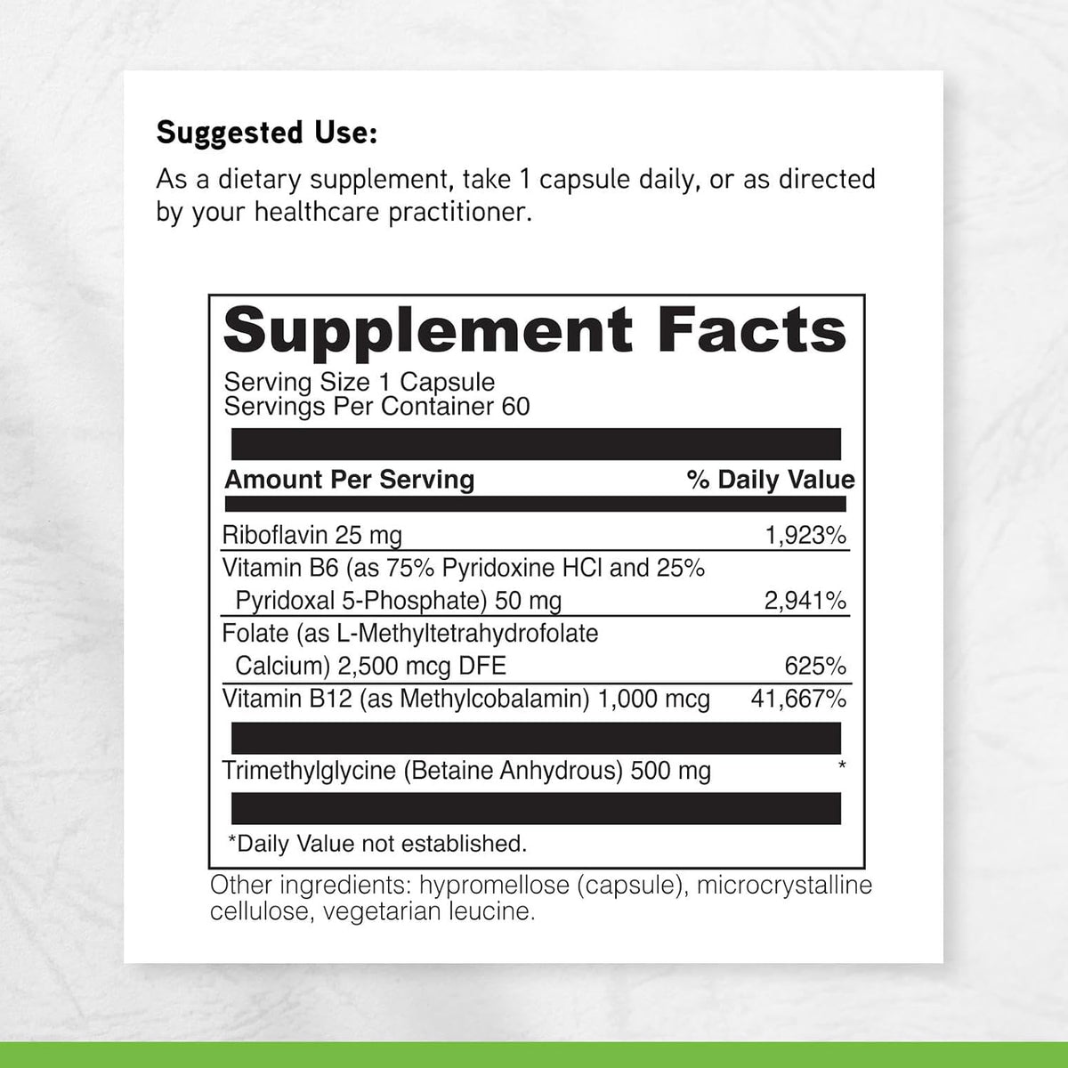 DAVINCI Labs Methyl Benefits - Suplemento de – Favorece la función cognitiva y el sistema nervioso – Image 6