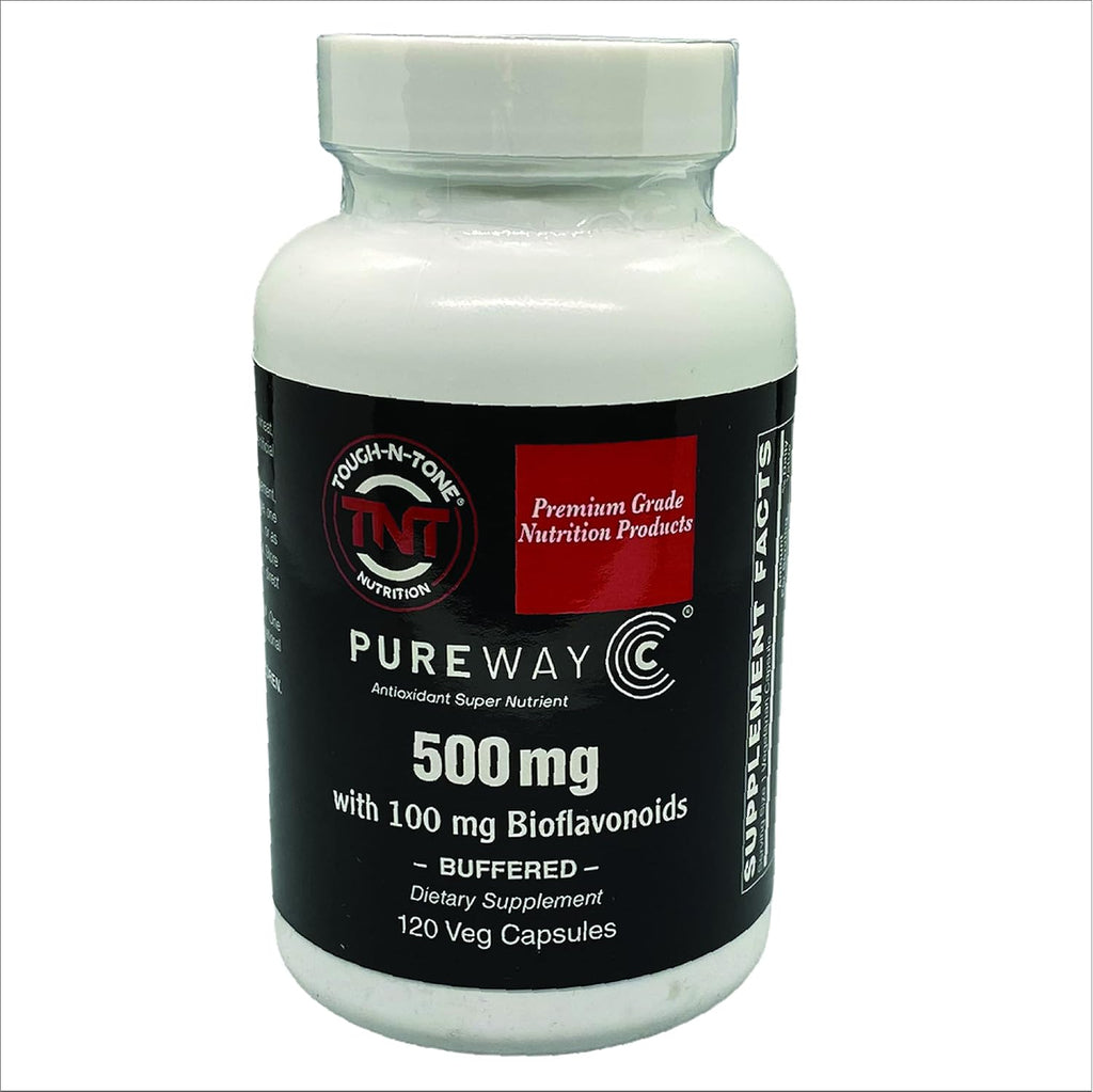 TOUGH-N-TONE Vitamina C Premium 500 mg con PureWay-C® y Bioflavonoides