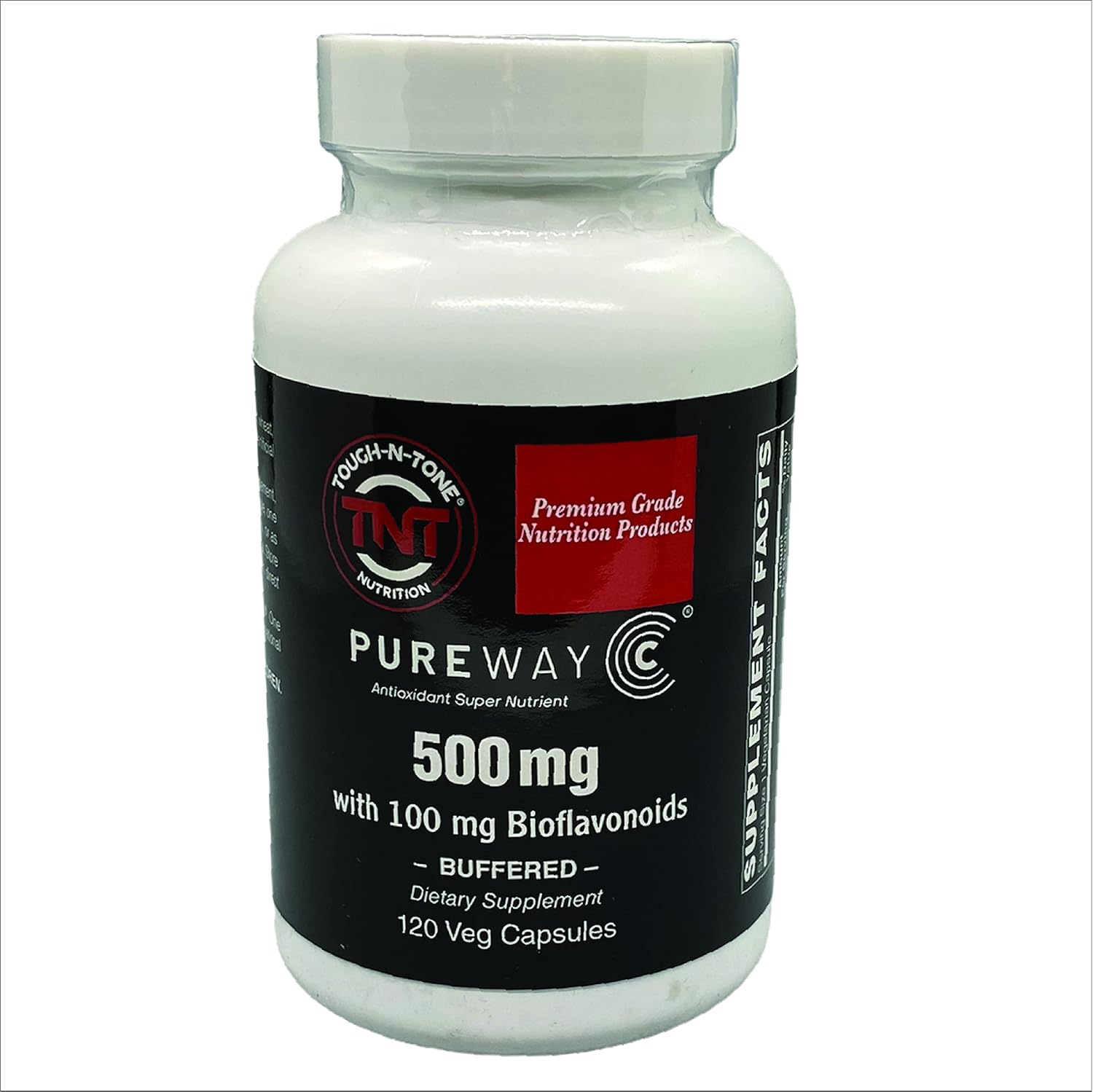 TOUGH-N-TONE Vitamina C Premium 500 mg con PureWay-C® y Bioflavonoides