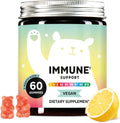 Bears with Benefits Immune Support Gummies - Vitaminas C, D, B6 y B12 - 60 gominolas veganas