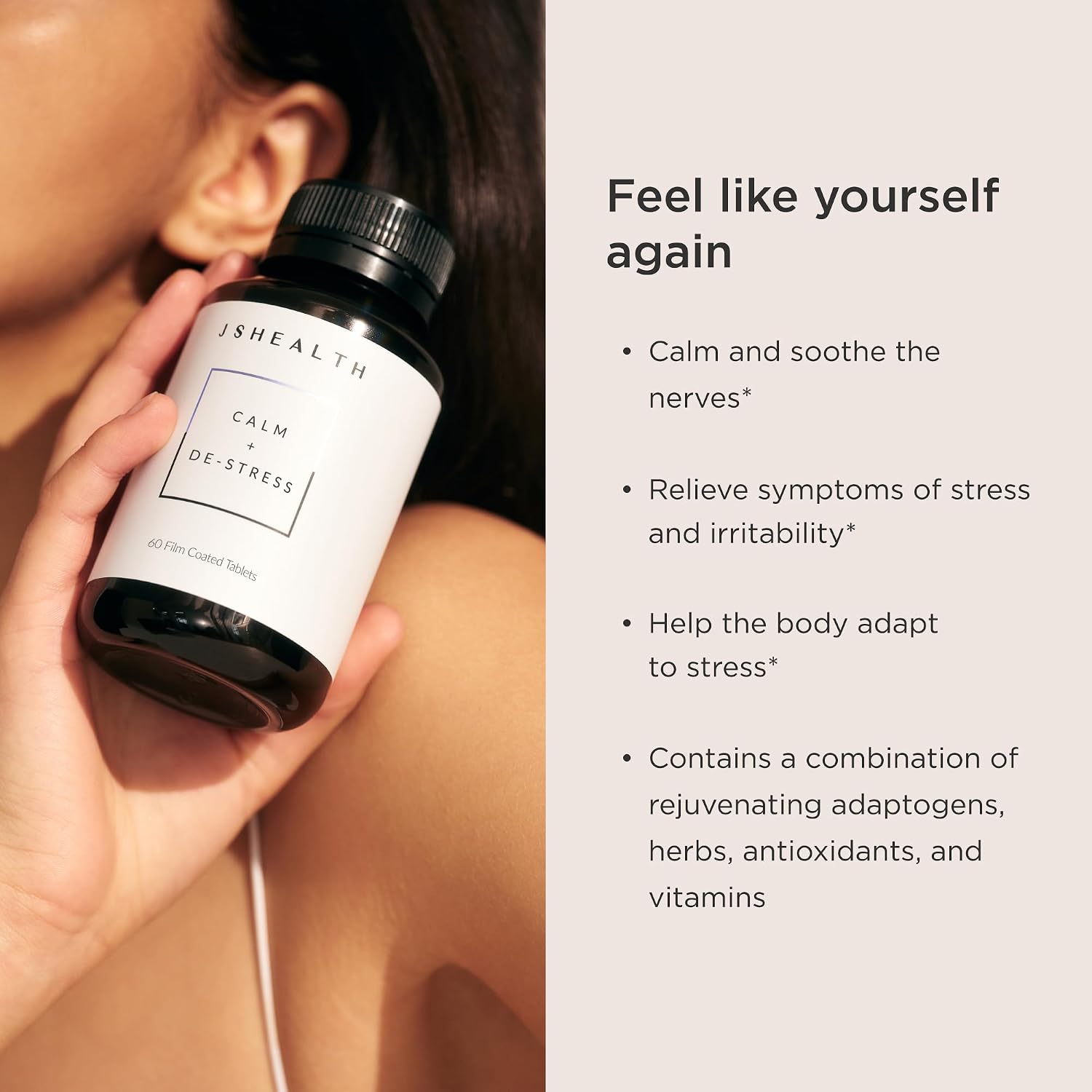 JSHealth Calm + Destress - 60 Cápsulas