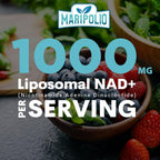 Maripolio NAD+ Liposomal 1000 mg | Alta Biodisponibilidad | Apoyo al Metabolismo Energético Celular | Suplemento de NAD+ Puro para Hombres y Mujeres, 60 Cápsulas Blandas