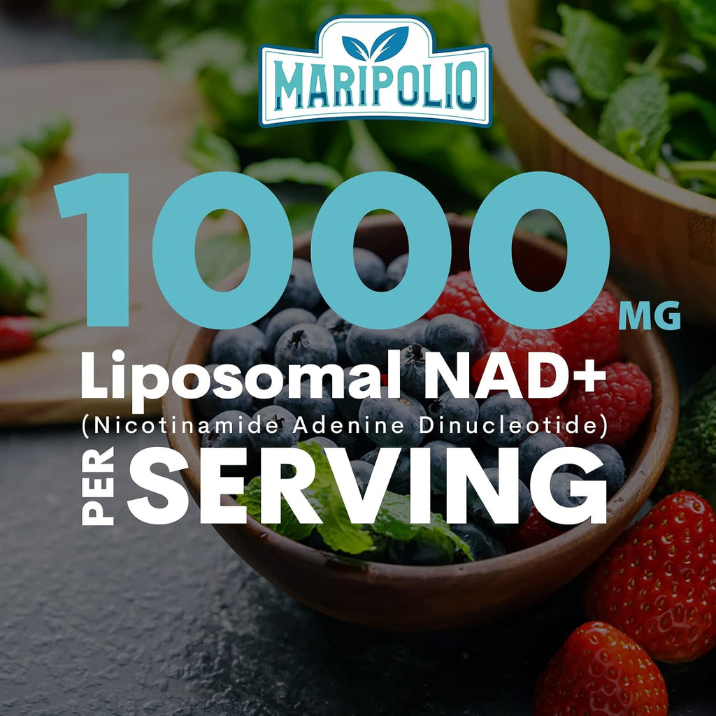 Liposomal NAD+ 1000 mg - Suplemento de NAD+ con Alta Biodisponibilidad - 60 Cápsulas Blandas