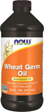 NOW Foods Aceite de Germen de Trigo Natural, 473 ml