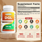 Best Naturals DGL Comprimibles 380 mg 180 Comprimidos