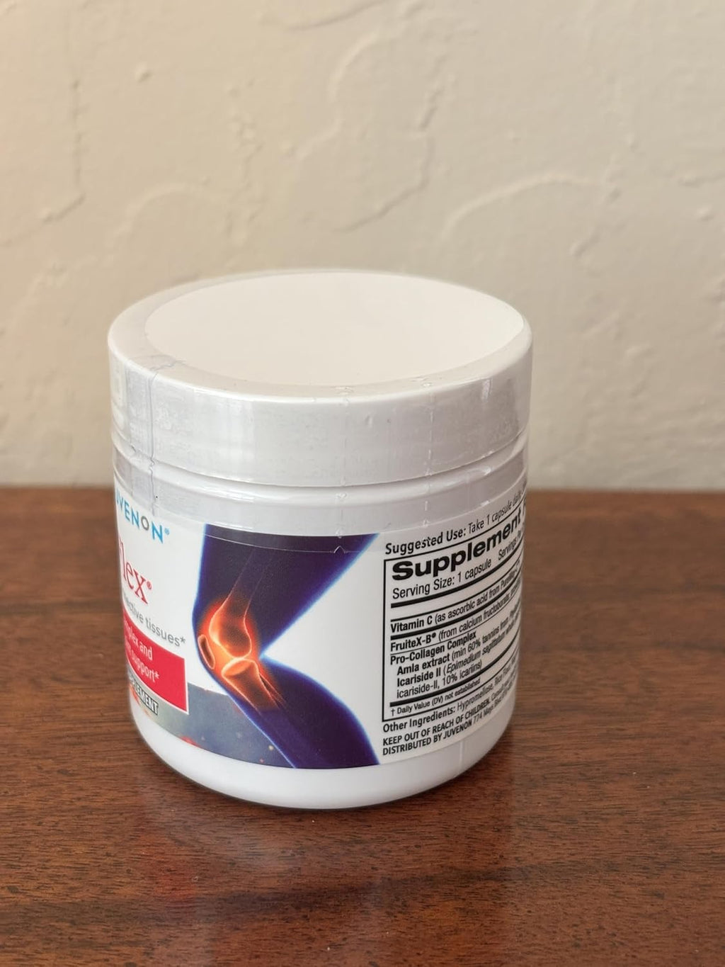 Juvenon NuvoFlex | Complejo para el apoyo articular con Colágeno, FruiteX-B, Glucosamina, Condroitina, Vitaminas K y B (30 Cápsulas)