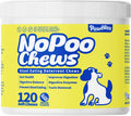 No Poo Chews para Perros – Masticables Suaves con Probióticos y Enzimas – 120 Unidades Sabor Bacon