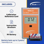 Solarmeter Model 6.4 Digital UVB Meter – Handheld Radiometer for Measuring UVB Radiation (280-320 nm)