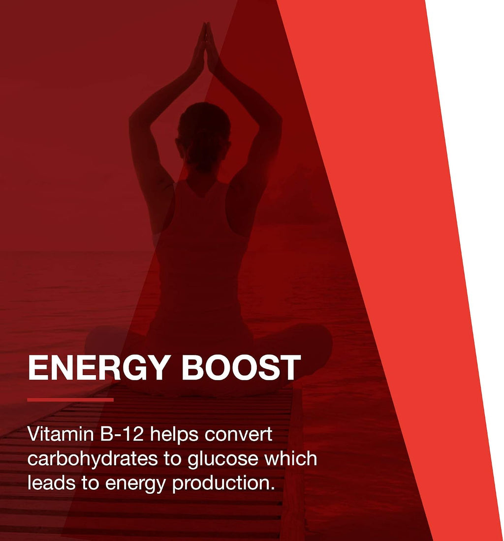 PROTOCOL FOR LIFE BALANCE Nutri-Dose B-12 10000mcg - Vitamina B12 Líquida - para Energía y Sistema Nervioso - con Folato y Biotina - Viales Prácticos