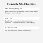Ben's Natural Health Daily Energy con Vitaminas B y CoQ10 - 60 Cápsulas