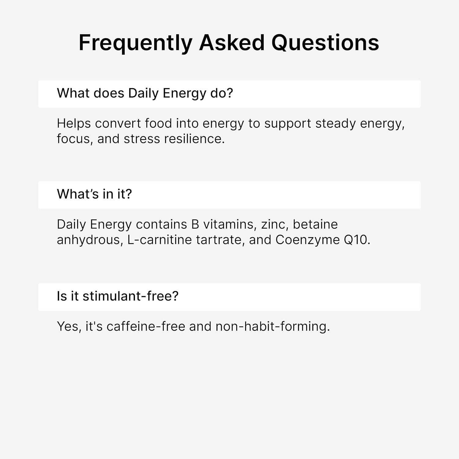 Ben's Natural Health Daily Energy con Vitaminas B y CoQ10 - 60 Cápsulas