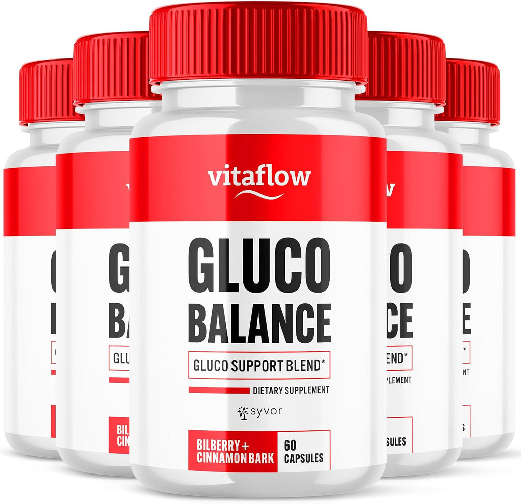 Vitaflow Balance Support Supplement Capsules (5 Pack) - Complemento Alimenticio con Ingredientes Naturales, 300 Cápsulas