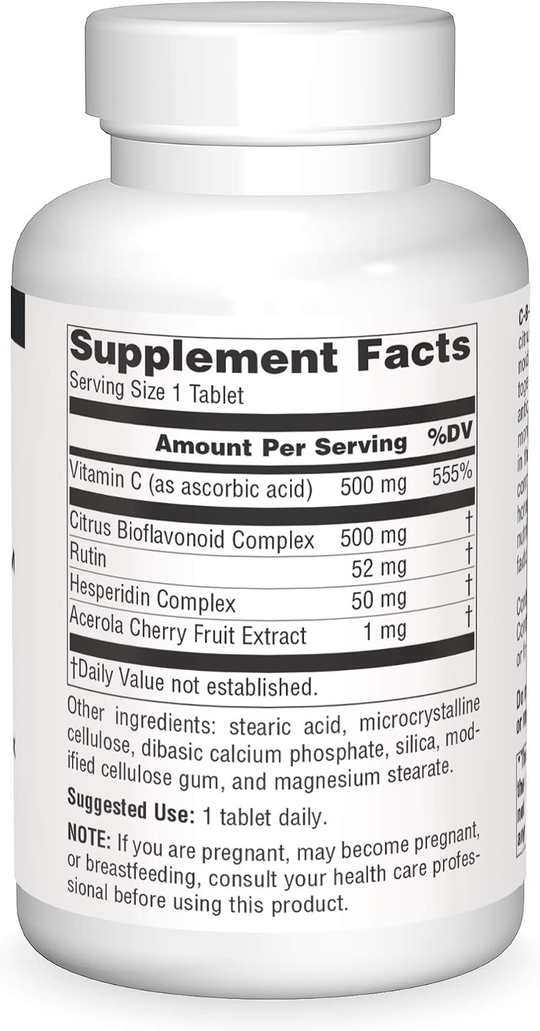 Source Naturals C-B-R - Vitamin C and Bioflavonoid Complex - 250 Tablets
