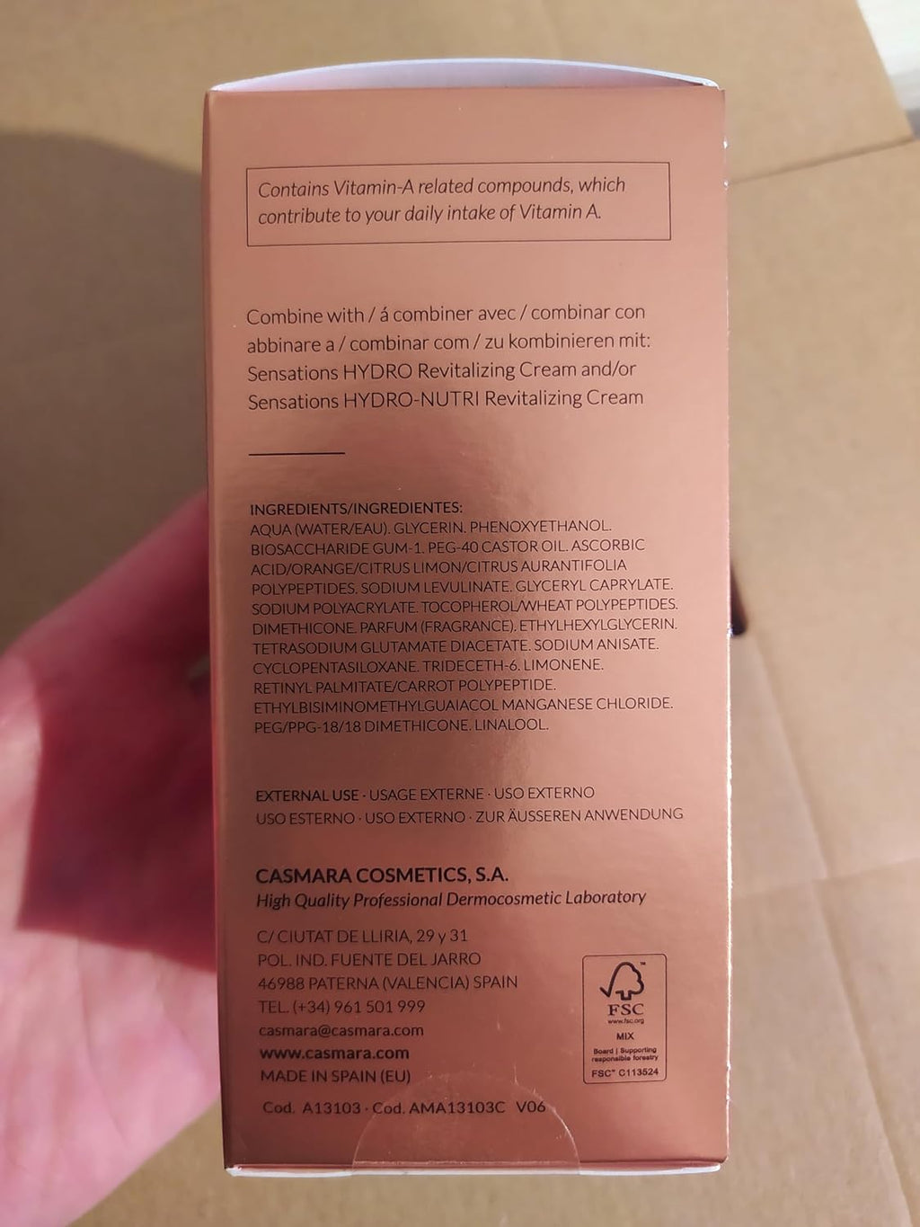 Casmara Suero de Vitamina C Natural Anti-Edad, 50 ml