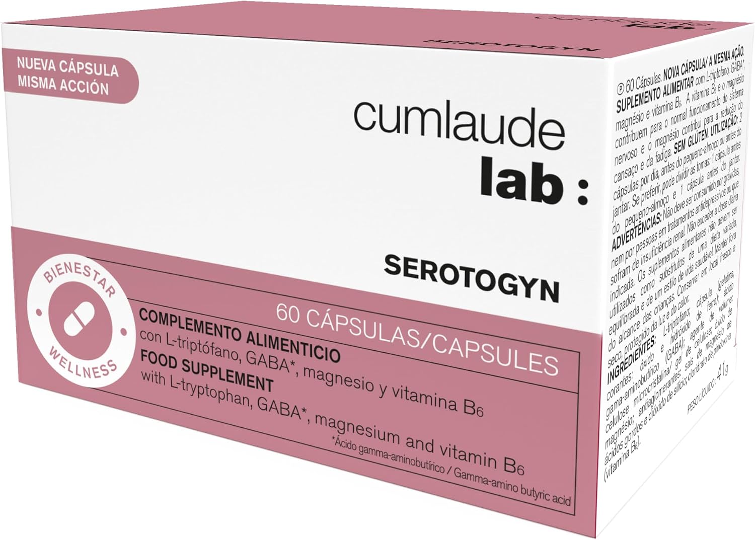 Cumlaude Lab: Serotogyn 60 Cápsulas