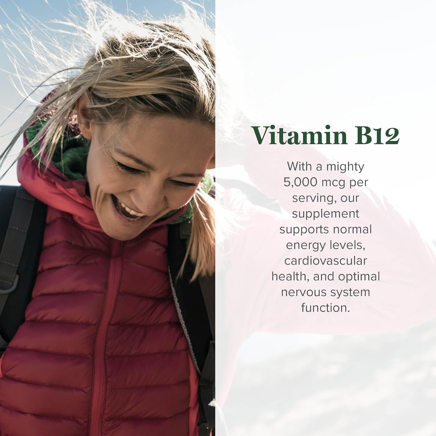 Global Healing Center Vitamina B12 Sublingual 5000 mcg - Suplemento Líquido Orgánico