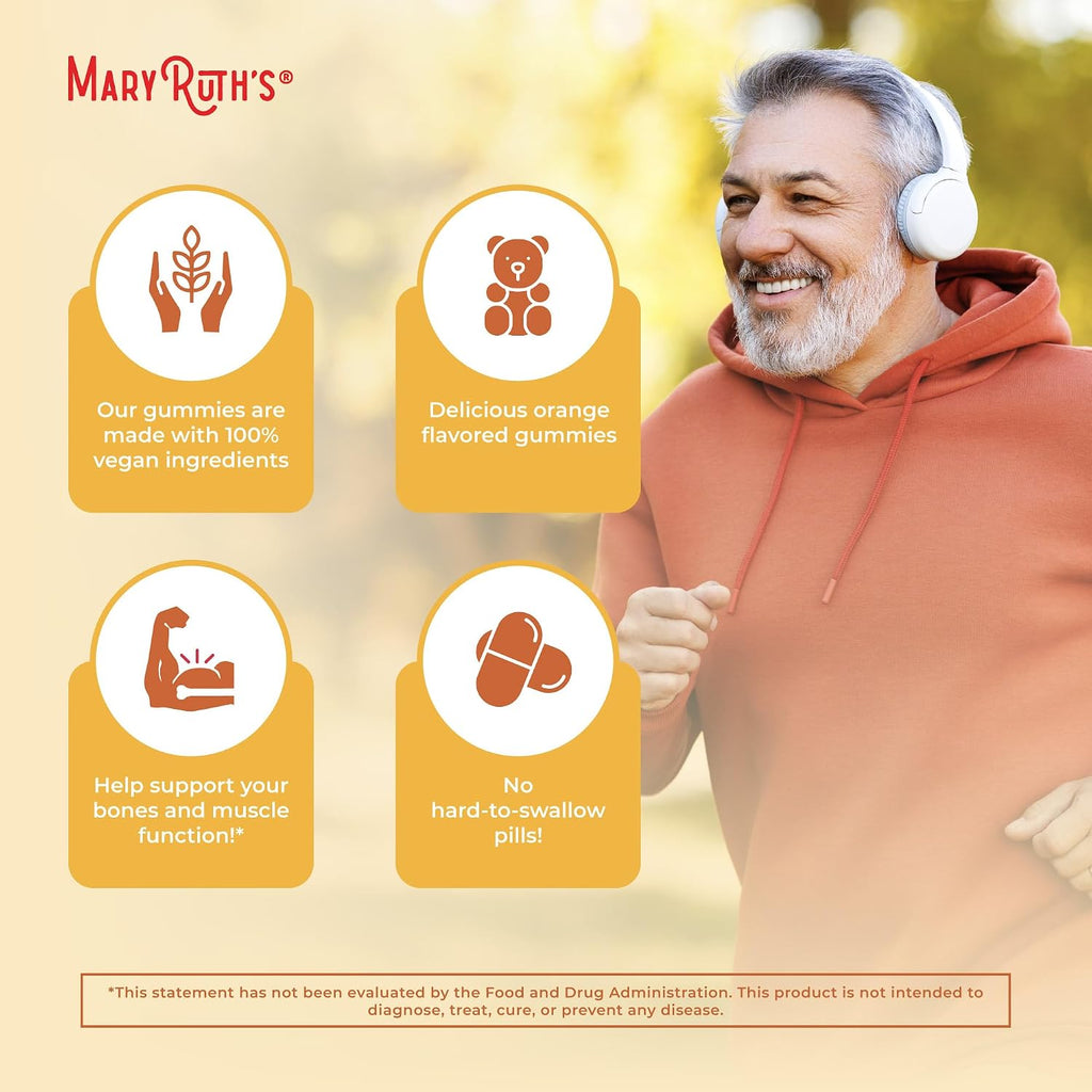 Gominolas de Vitamina D3 de MaryRuth's 1000 UI - 60 Gominolas Veganas
