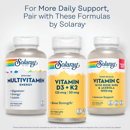 Solaray Spectro Energy Multivitamínico – 120 Cápsulas Veganas – Image 6