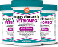 Vetbiome Plus Probióticos de Alta Potencia para Mascotas (120 Cápsulas) - 120 Mil Millones UFC, Fórmula de 9 Cepas - Probado por Terceros - Fabricado en EE.UU.