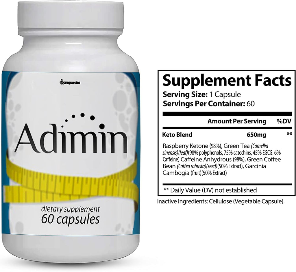 Adimin Advanced Formula - Suplemento Multivitamínico y Mineral, 2 Paquetes (60 Días de Suministro)