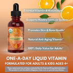 Tropical Oasis USDA Organic Liquid Vitamin C Drops - 60 Servings