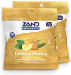 ZAND Immunity Lozenges de Miel y Limón con Vitamina C - 2 Paquetes de 50 Pastillas