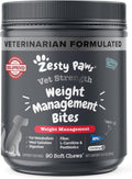 Zesty Paws Weight Management Bites para Perros - 90 masticables