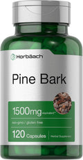 Horbäach Extracto de Corteza de Pino | 120 Cápsulas | Sin Gluten y No Transgénico