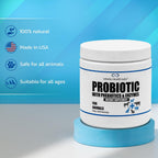 Probióticos para Perros y Gatos - Polvo Prebiótico y de Enzimas Formulado por Veterinarios para la Salud Digestiva, Intestinal e Inmunitaria - 1600 Dosis (400 g)