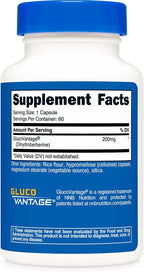 Cápsulas de Dihidroberberina Nutricost (200 mg, 60 cápsulas) - Metabolito de Berberina
