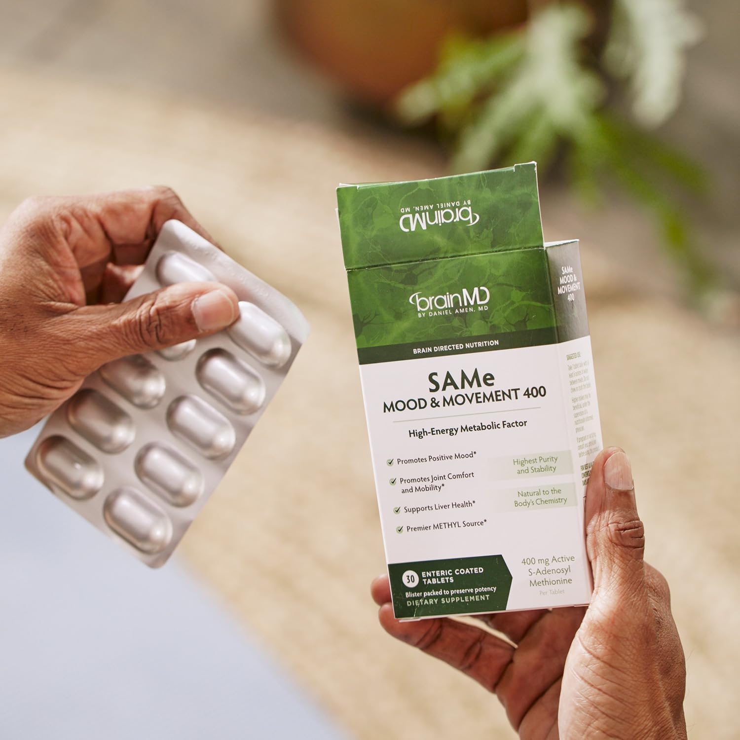 BRAINMD Dr Amen SAMe Mood & Movement 400 - 30 Comprimidos