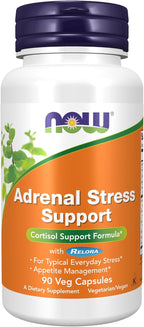NOW Foods Suplemento para el Estrés Adrenal, Fórmula con Relora, 90 Cápsulas Vegetales