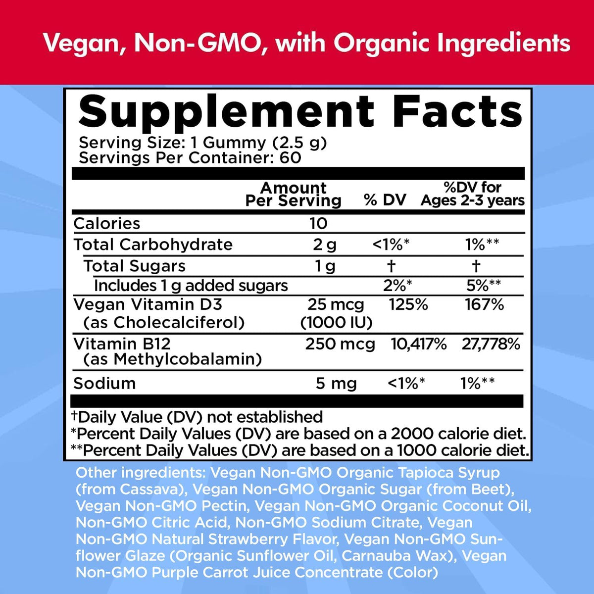 Vitaminas D3 + B12 Gummies de Doctor – El funcionamiento normal de los músculos. – Image 4