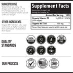 Vitamina D3 Orgánica 10.000 UI - Gotas Sublinguales Veganas de Alta Absorción - Triquetra Health