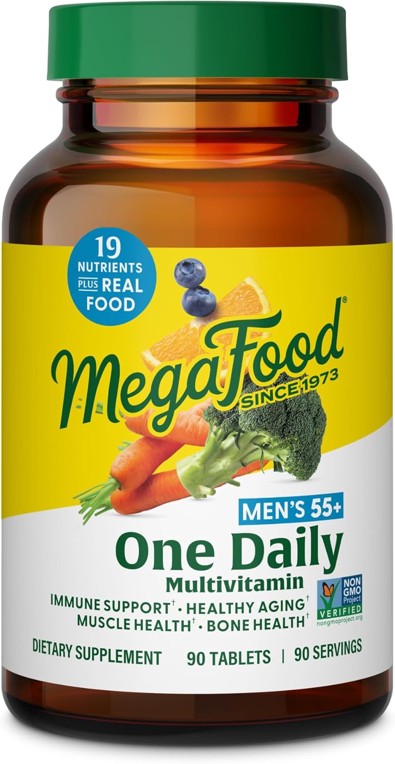 MegaFood Multivitamínico para Hombres 55+ - 60 Comprimidos