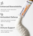 Aurora Nutrascience Nano-Pack Vitamina C Liposomal 3000 mg – 30 Sobres, Naranja
