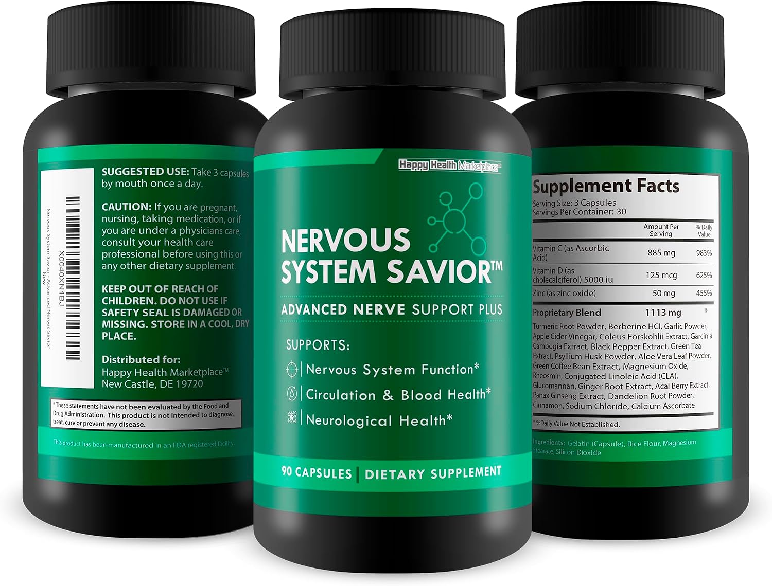 Nervous System Savior - Suplemento Avanzado para el Apoyo Nervioso