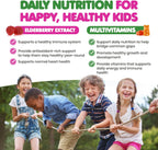 DR. MORITZ Gomitas de Saúco para Niños (60 unidades) y Multivitamínico Infantil en Gomitas (120 unidades) - Pack de 2