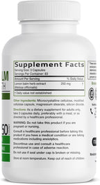 Bronson Melisa Lemon Balm Extra Fuerte, 250 Cápsulas Vegetales