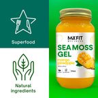 MAX FIT Sea Moss Gel Silvestre 24 oz - 92 Vitaminas y Minerales