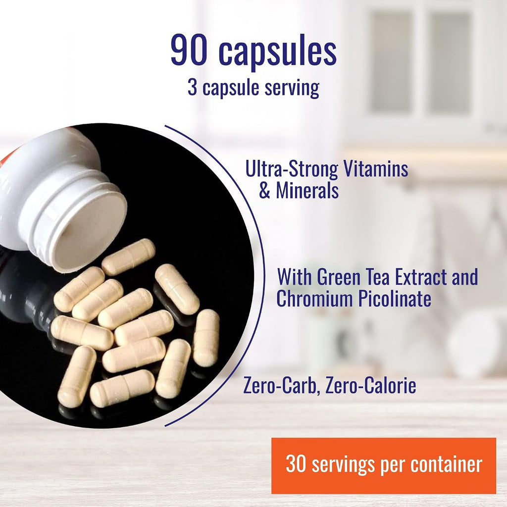 Nutri-Align Multivit Keto - 90 Multivitamin Capsules with 20 Nutrients