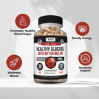 Kaya Naturals Healthy Gluco con Melón Amargo - Suplemento de 20 Hierbas, Vitaminas y Minerales, 30 Cápsulas