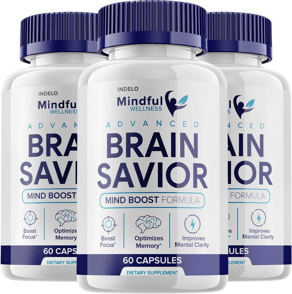 Mindful Wellness Advanced Brain Savior - 180 Cápsulas (3 Pack)