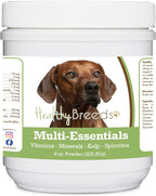 Healthy Breeds Multi-Essentials en Polvo para Perros - Suplemento de Vitaminas, Minerales y Antioxidantes - 227 g