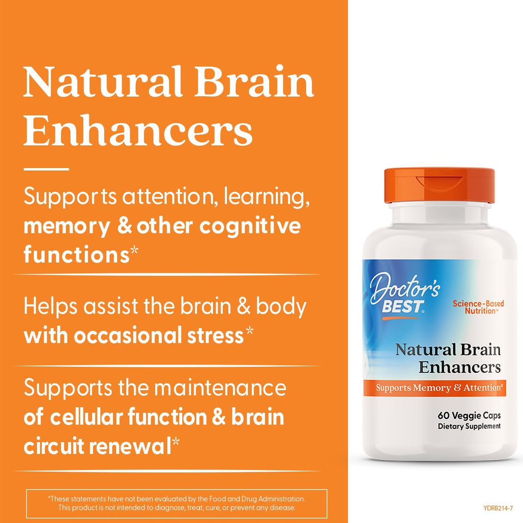Natural Brain Enhancers - Suplemento para la Salud Cerebral, Memoria y Concentración