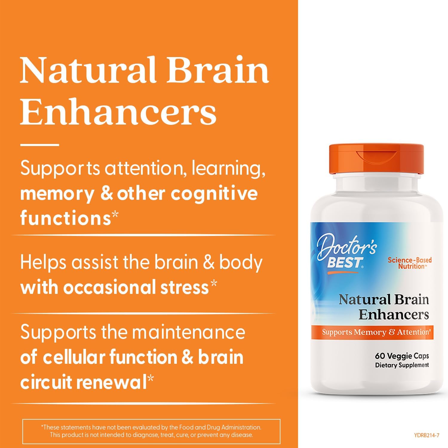 Natural Brain Enhancers - Suplemento para la Salud Cerebral, Memoria y Concentración