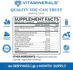 Vitaminerals® 121+ Inflamax® Plus | Quercetina | Enzimas Proteolíticas | Jengibre | Cúrcuma | 120 Cápsulas Vegetales