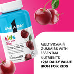 One A Day Multivitamínico Infantil con Hierro – Gominolas de Cereza – 60 Unidades